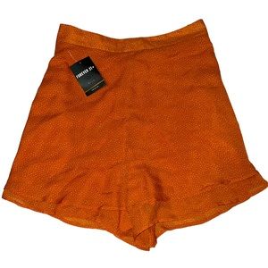 SKORT RUST/WHITE FOREVER 21+ Women Size 0X